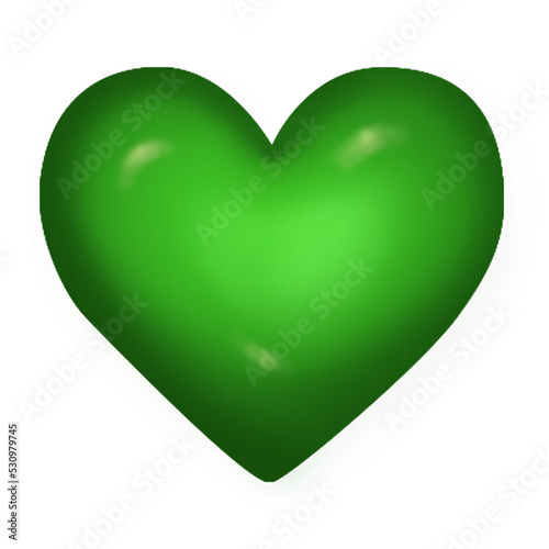 Serce zielone
