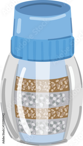 Tank filter icon cartoon vector. Water system. Home treatment