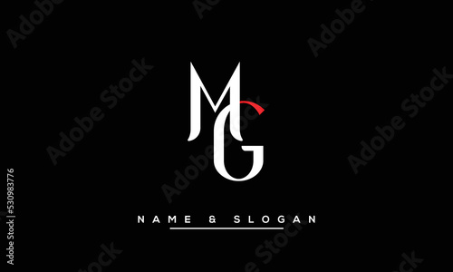 MG,  GM,  M,  G   Abstract  Letters  Logo  Monogram