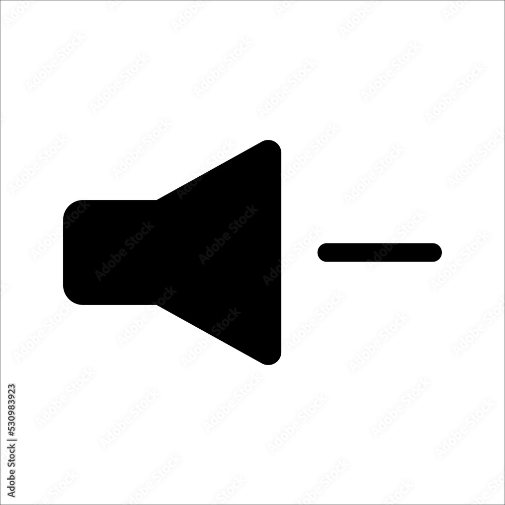 Speaker icon. volume icon. loudspeaker icon. sound symbol vector illustration on white background. EPS 10 Speaker icon. volume icon. loudspeaker icon. sound symbol vector illustration on white background. EPS 10