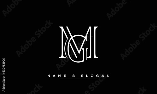 MG,  GM,  M,  G   Abstract  Letters  Logo  Monogram