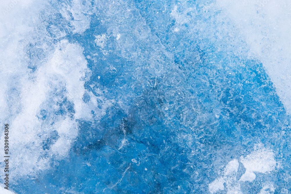 blue ice texture background