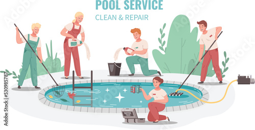 Clean And Repair Pool