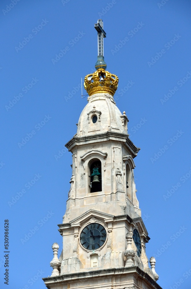 Campanario de la Basílica de Nuestra Señora del Rosario de Fátima, Portugal