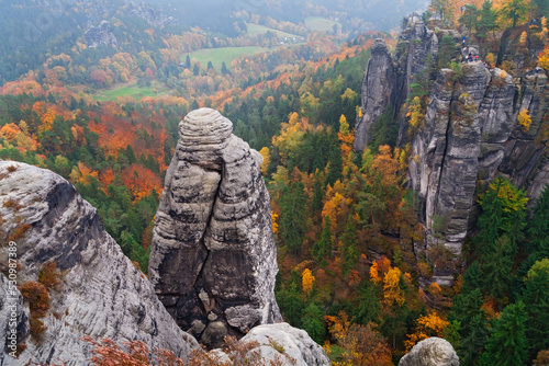 Herbst in der Sächsischen Schweiz, Deutschland photo