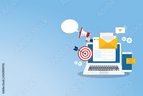 Email and messaging, Email marketing campaign, Working process, New email message	