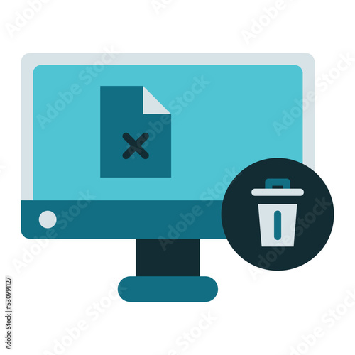 deletion of files on computer device