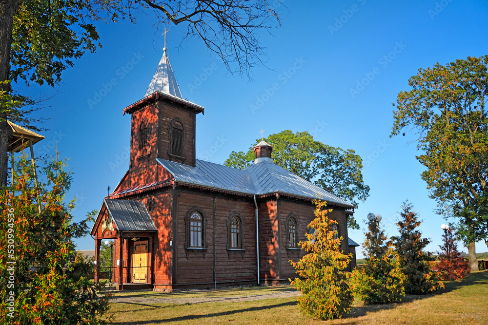 Church of the Holy Trinity, build in 1891. Poloski, Lublin Voivodeship, Poland. Church of the Holy Trinity, build in 1891. Poloski, Lublin Voivodeship, Poland.