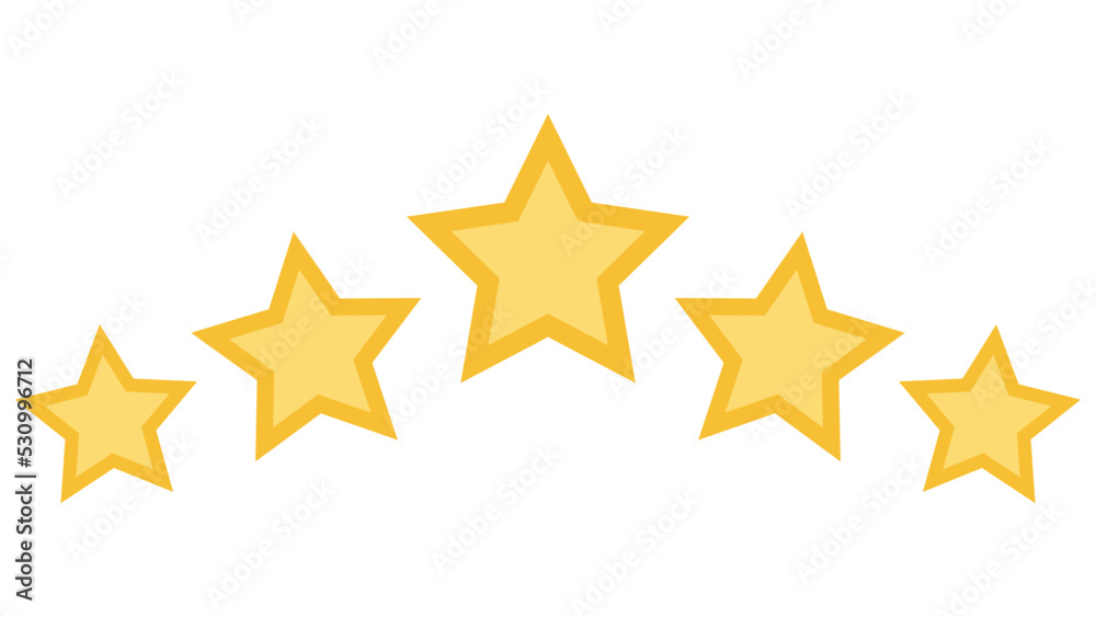Five 5 star service quality rating, stars customer product rating Five 5 star service quality rating, stars customer product rating