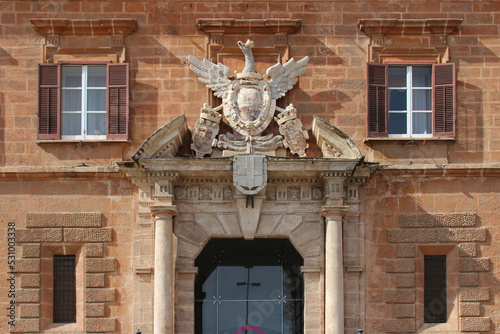 normal palace (actual parliament) in palermo in sicily (italy) 