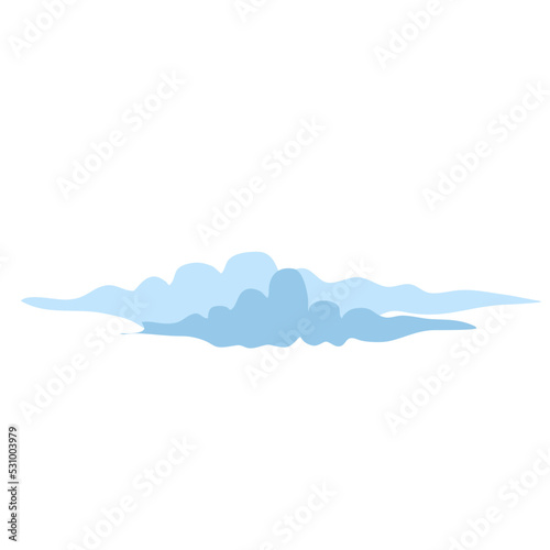 Abstract cloud sky shape background