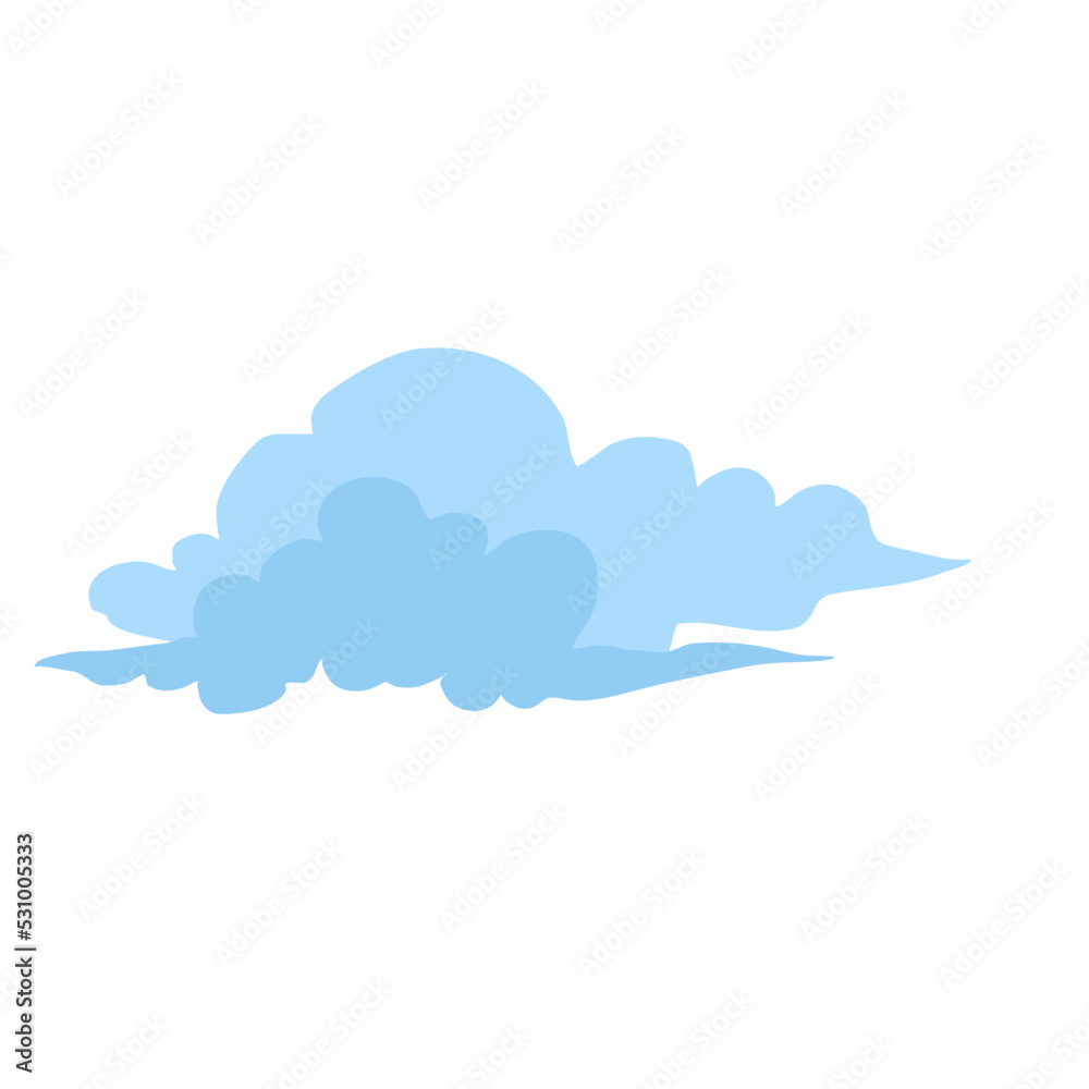 Abstract cloud sky shape background