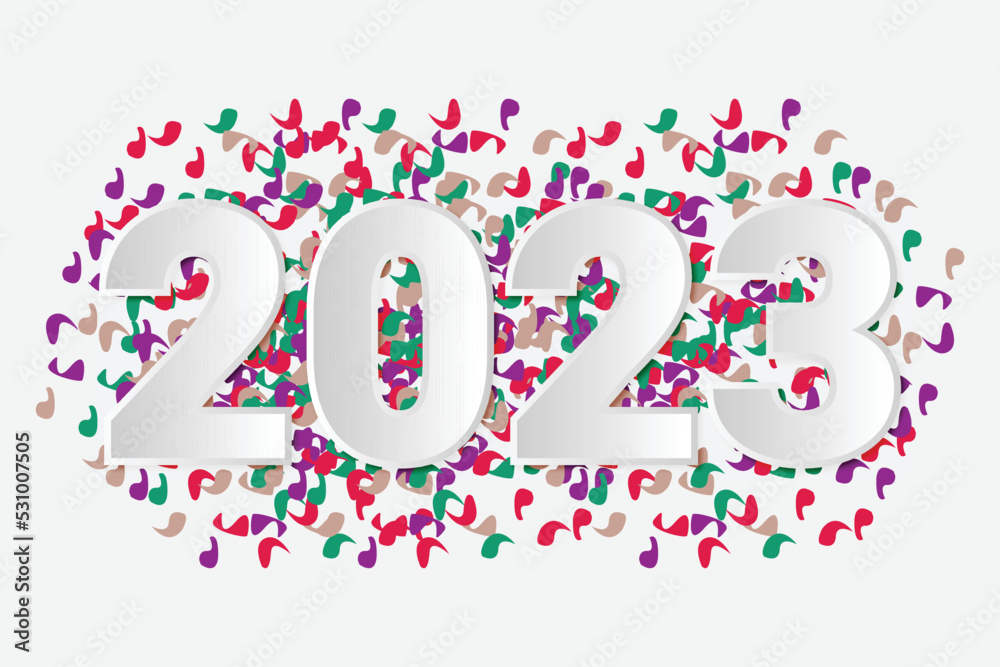 Happy New Year 2023 celebrate Background 