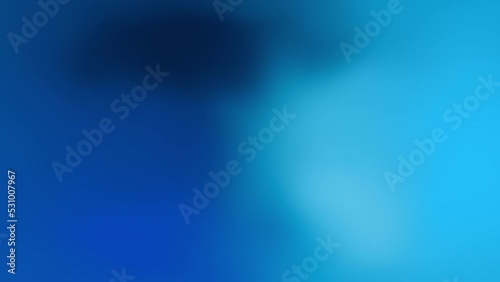 Blurred gradient gradation abstract background smooth liquid transition from the right to left and back of blue colors of 2022 year. 4k moving animation concept with smooth movement and copy space
