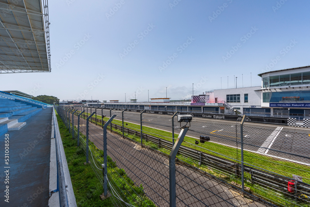 Circuito Estoril - Formula 1 motorsport race track on the