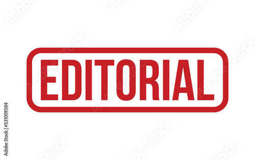 Editorial Rubber Stamp Seal Vector