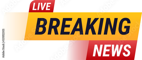 Breaking news design template for news channels or internet tv background. Breaking news backdrop.
