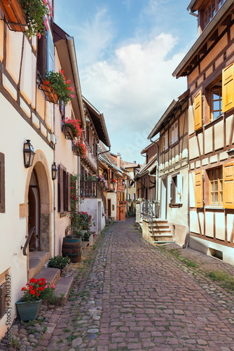 Fototapeta Naklejka Na Ścianę i Meble -  street in the commune of Eguisheim France