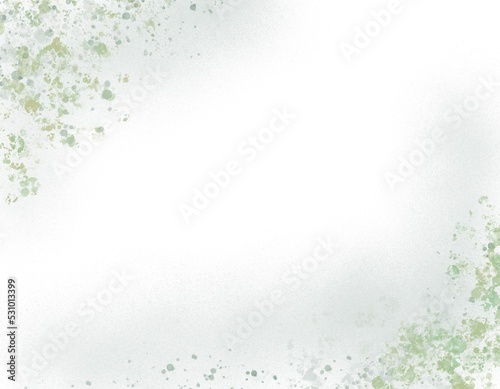 collection of green color smoke scattering pattern background