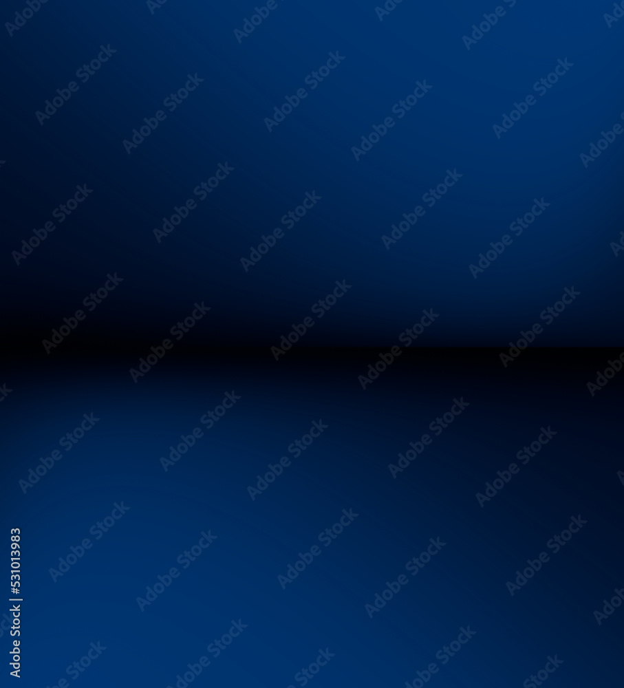 Beautiful blue pattern illustration on black background and soft, elegant. Motion blur. For use in designing templates, backgrounds, and web pages.
