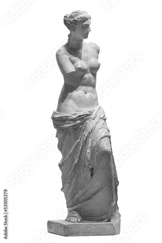 Fotografiet Aphrodite of Melos Venus de Milo statue in Louvre Paris