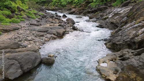 The mighty Kalu Waterfalls at Malshej Ghat - Maharashtra, India. photo