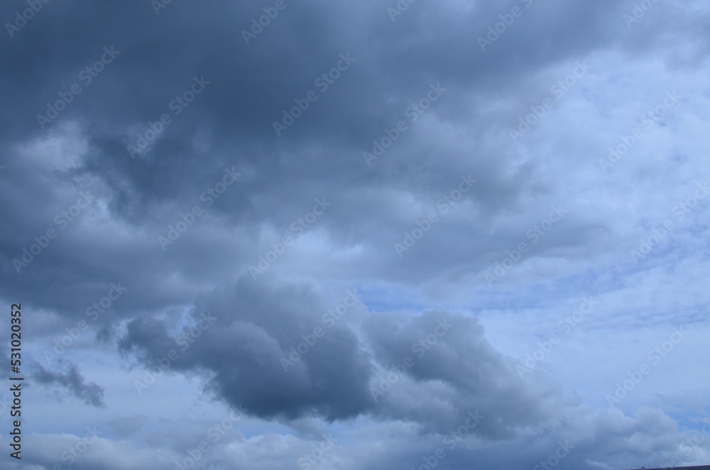 Picturesque view of sky with fluffy clouds Picturesque view of sky with fluffy clouds