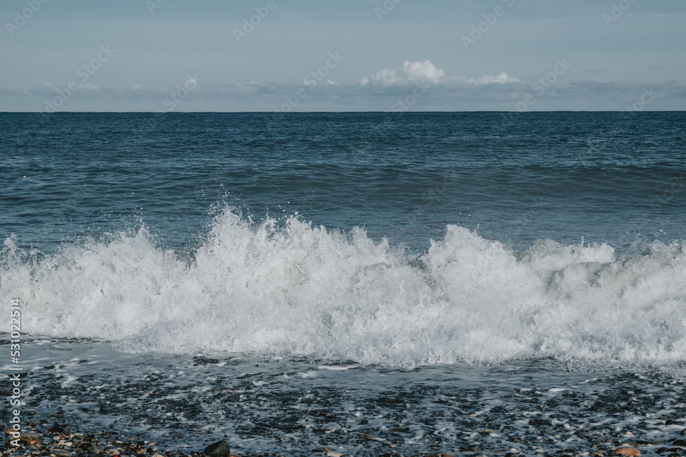 Fototapeta premium waves on the beach