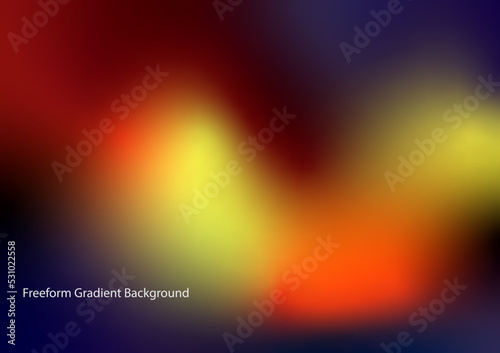 Freeform Gradient blur Background © Prawate