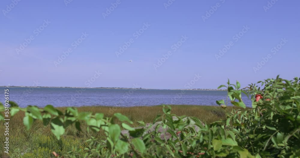 View of Merrimack River meeting the ocean View of Merrimack River meeting the ocean