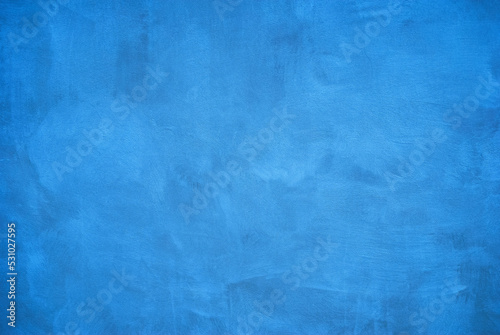 Blue painted wall texture background.