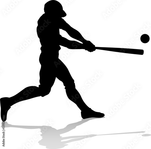 Photography Baseball Player Silhouette