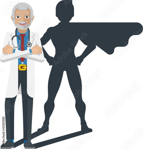 Medical Doctor Super Hero C...