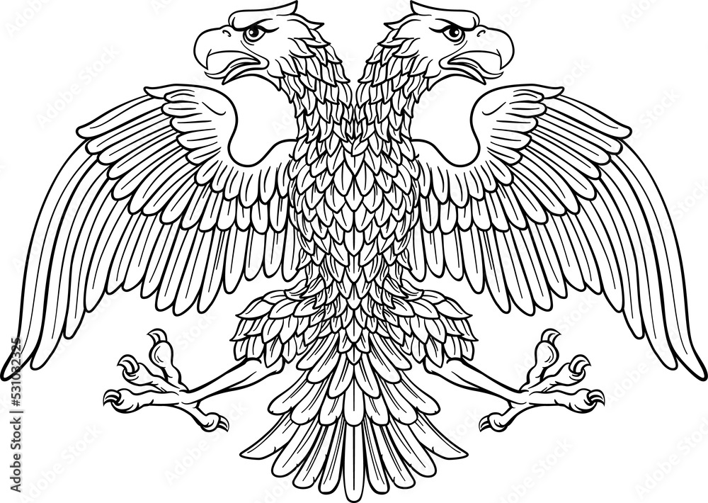 Double headed Imperial Eagle with Two Heads Double headed Imperial Eagle with Two Heads