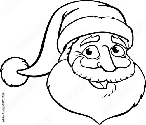 Cartoon Christmas Santa Claus