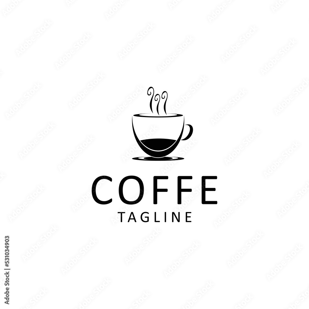 Coffe logo design icon tamplate Coffe logo design icon tamplate