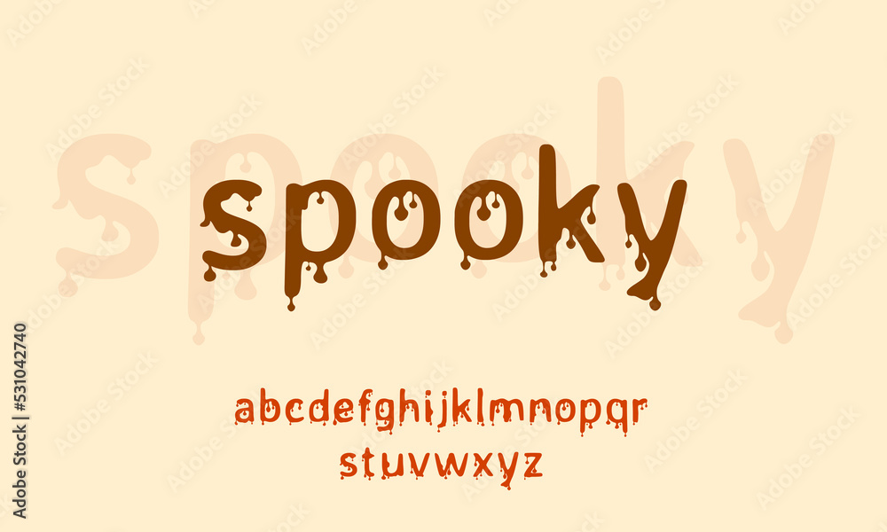Spooky Halloween DIsplay Typeface Font