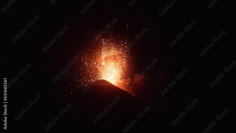 Dramatic eruption of Volcán Fuego in Guatemala 1