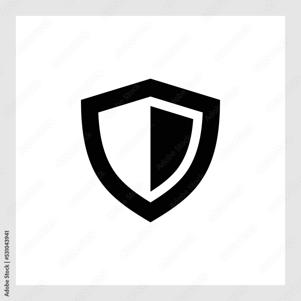 Shield symbol for your web site design, logo, app, UI. Vector illustration, EPS10. Shield symbol for your web site design, logo, app, UI. Vector illustration, EPS10.