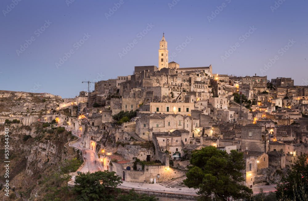 Matera al tramonto