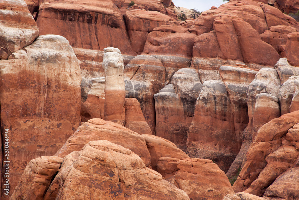 Fototapeta premium Red Rock Formations in the desert of Utah