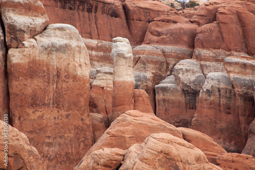 Rock formations in the Utah Landscape