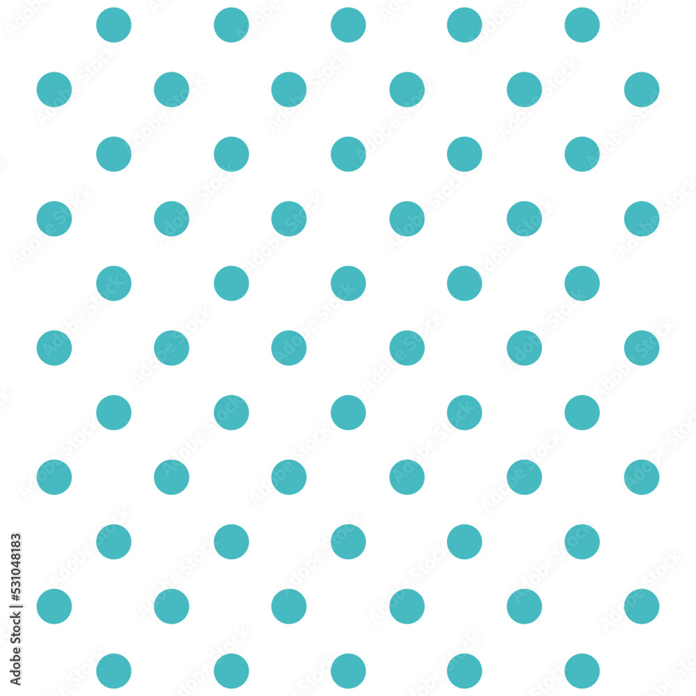 Polka Dots Polkadots  Seamless Fabric Texture Design Template Icon Vector Art