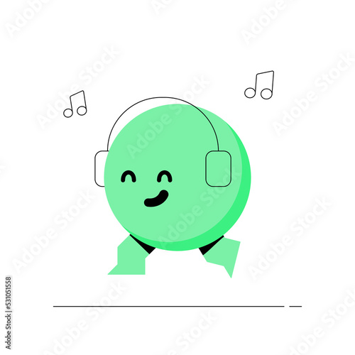 extraversion personality illustration concept