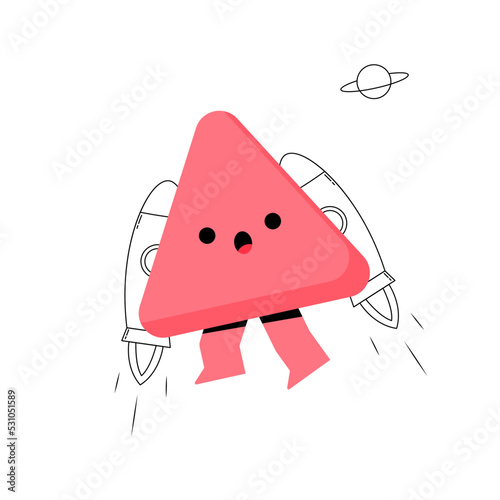 Openness to experience. Personality illustration concept