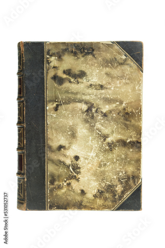 Ancient old book cover