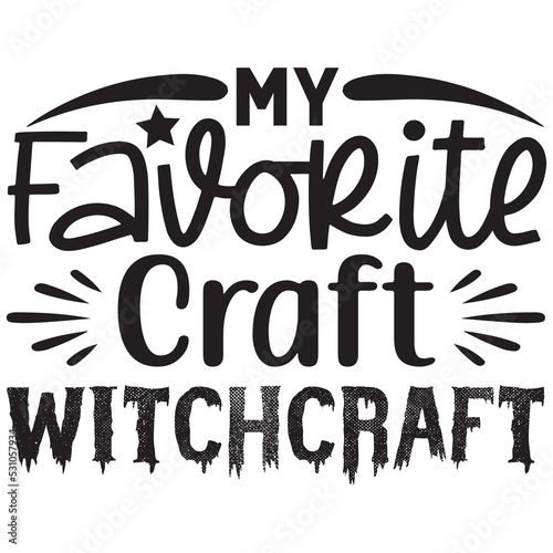 My favorite craft is witchcraft