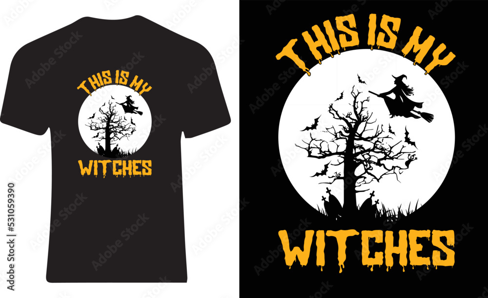 Halloween t-shirt design, template, Halloween template, 