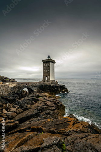 Phare de Kermorvan en bretagne