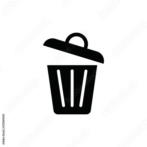 Creative Bin Icon Vector Template